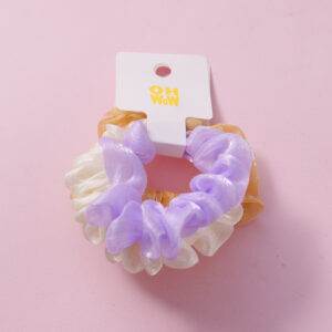 Fluffy Tulle Fashion Hair Ties 3pcs-4 - Image 1