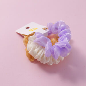 Fluffy Tulle Fashion Hair Ties 3pcs-4 - Image 2