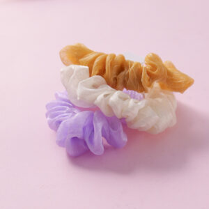 Fluffy Tulle Fashion Hair Ties 3pcs-4 - Image 3