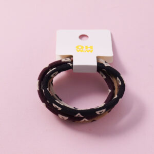 Thick Weave Hair Ties 4pcs-3 - Image 1