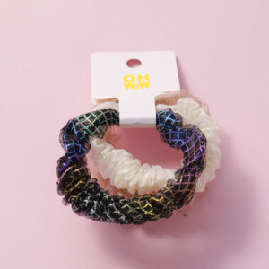 Fluffy Tulle Fashion Hair Ties 3pcs-5 - Image 1