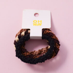 Thick Weave Hair Ties 4pcs-1 - Image 1