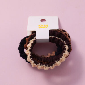 Thick Weave Hair Ties 4pcs-6 - Image 1