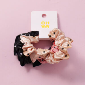 Polka Dot Scrunchies 3pcs - Image 1