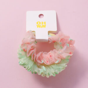 Fluffy Tulle Fashion Hair Ties 3pcs-3 - Image 1