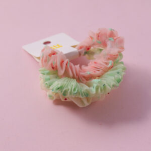 Fluffy Tulle Fashion Hair Ties 3pcs-3 - Image 2