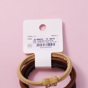 Rhinestone Butterfly Woven Hair Ties 3pcs - Image 3