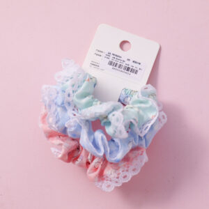 Letter Scrunchies 3pcs - Image 3