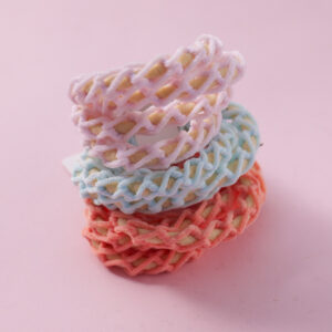 Colorful Spiral Basic Hair Ties 4pcs-1 - Image 2
