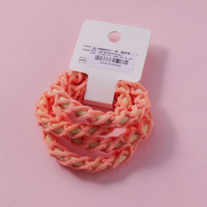 Colorful Spiral Basic Hair Ties 4pcs-1 - Image 3