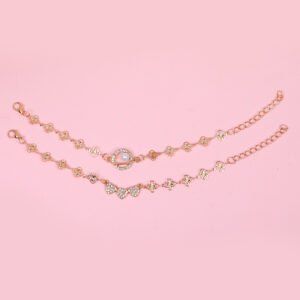 Random Mixed Style Golden Moderate Luxury Fashion Bracelet-11 - Image 3