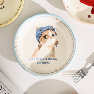 Bandana Bear Series - 7.1-inch Plate - Image 1