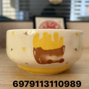 4.6-inch French Fries Ceramic Bowl - Image 1