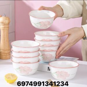 5.2-inch Youthful Bloom Ceramic Bowl - Image 1