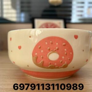 4.6-inch Donut Ceramic Bowl - Image 1