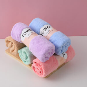 35*75cm Coral velvet towel - Image 3