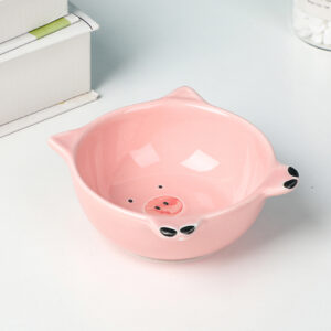 3.8-inch Little pig porcelain plate - Image 4