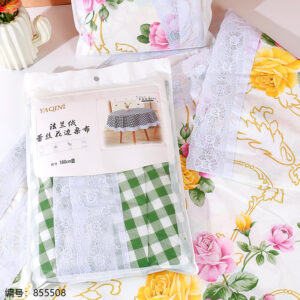 206480 Flannel Lace Round Tablecloth 180cm - Image 3