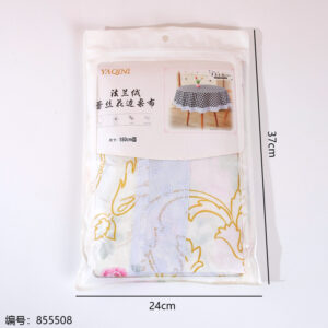 206480 Flannel Lace Round Tablecloth 180cm - Image 4