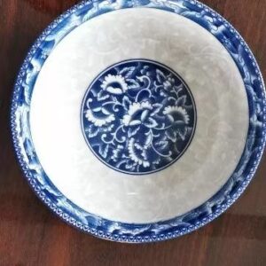 6-Inch Blue And White Porcelain Ceramic Bowl - Image 1
