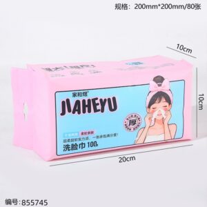 2207 Pink Face Towel Extra-Thick 100 Sheets - Image 3