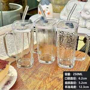 Glass Handle Cup (with Gift Box) 250ml - Image 1
