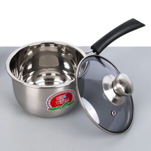 16cm Composite Steel Single Handle Milk Pan - Image 3