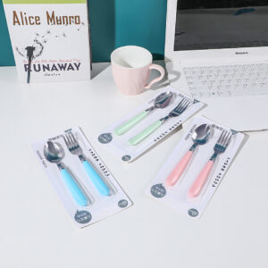 Bowling handle children's tableware 2 pieces set - Image 6