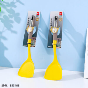 A5830 Two-Tone Bright Yellow Silicone Spatula (1*20) - Image 1