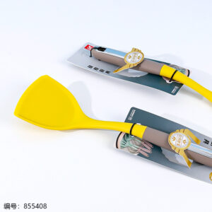 A5830 Two-Tone Bright Yellow Silicone Spatula (1*20) - Image 2