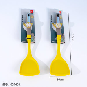 A5830 Two-Tone Bright Yellow Silicone Spatula (1*20) - Image 3