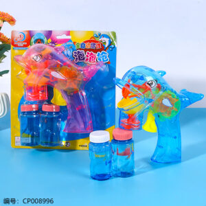 Transparent dolphin bubble gun toy-6310 - Image 2