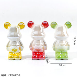 18cm Gradient Violent Bear Money jar - Image 3