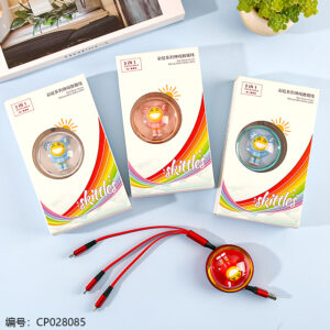 Rainbow retractable 3-in-1 charging cable - Image 4
