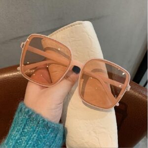Transparent Pink Women's Sunglasses 10658 - Image 1