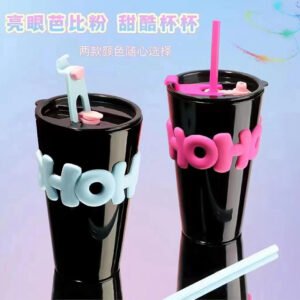 Color box straight letter cup 450ml - Image 1