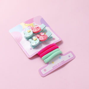 Little Bunny Kids' Hair Accessory Set 6pcs - Image 3