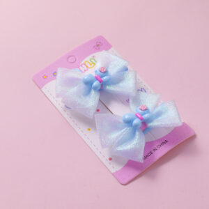 Butterfly Pearlescent Hair Clips 2pcs - Image 3