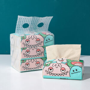 Cartoon natural color tissue 3-Pack - Image 4
