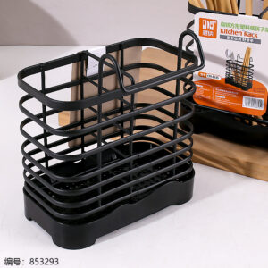 8235 Flat Iron Square Chopstick Rest with Plastic Base - Image 2