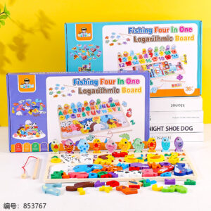 385 4-in-1 Abacus Puzzle Toy - Image 1