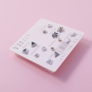 Random Mixed Style Epoxy 7Pairs Earring-2 - Image 2