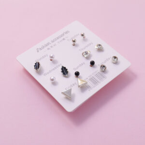 Random Mixed Style Epoxy 7Pairs Earring-4 - Image 2