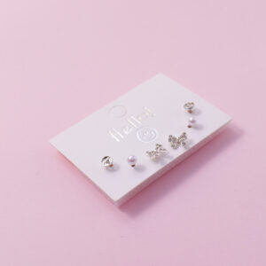 Random Mixed Style Fashion 3Pairs Earring-2 - Image 2