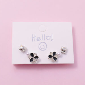 Random Mixed Style Fashion 3Pairs Earring-3 - Image 1