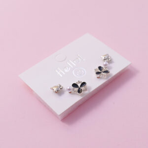 Random Mixed Style Fashion 3Pairs Earring-3 - Image 2