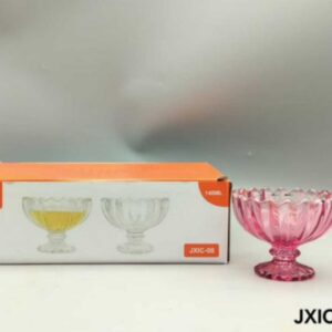 Colorful Glass Cup (with inner box) 140ml – IC08-PA - Image 1