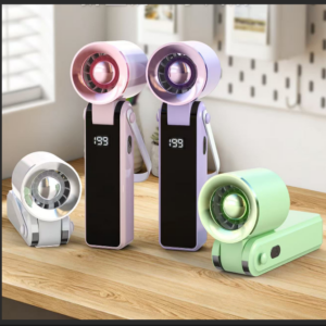 Foldable Display Mini Fan - Image 1