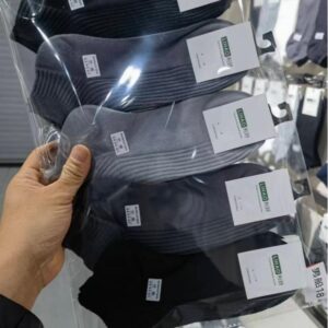 Dark-Toned Thin Stripe Men's Ankle Socks - Image 1