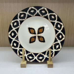 8-inch Flame Ceramic Plate - Image 1